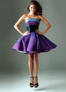 puffy taffeta dress