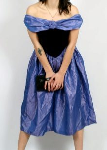 viscose taffeta combination dress