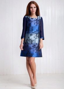 fancy dress in viscose taffeta