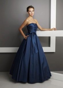 Viner Acetate Taffeta Evening Dress