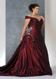 taffeta evening dress for overweight