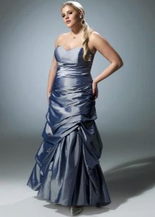 taffeta bustier dress for fat