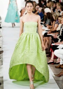 Light green dress bustier