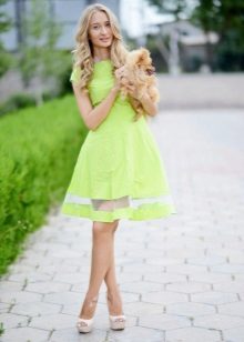 Light green dress