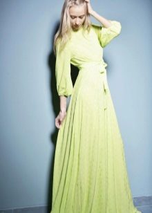 Light green dress for blondes
