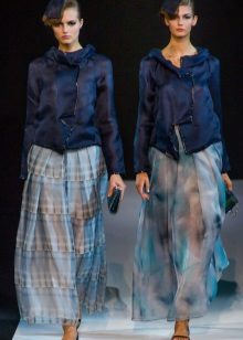 floor chiffon skirts