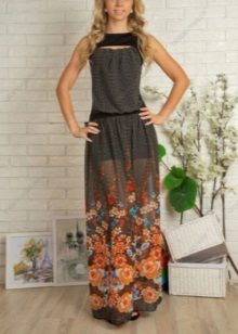 light chiffon floor skirt