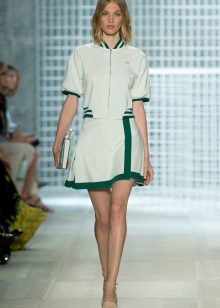 half-sleeve sports skirt