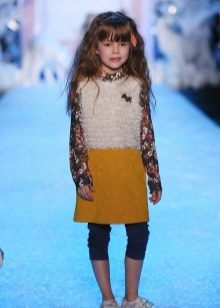 Winter tunic dress for girls