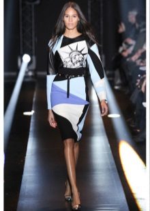 triangular pencil skirt