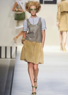  skirt with mortise pockets