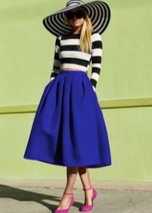 summer skirt with mortise pockets