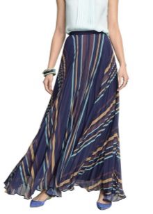 long striped summer skirt