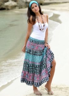  elastic skirt with ornament