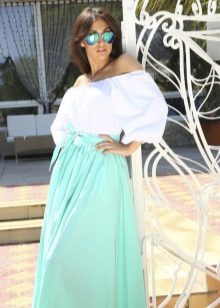 delicate summer skirt with elastic