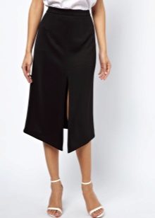 Front slit skirt