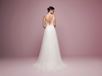 V-Neck Back Wedding Dress