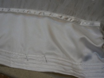 belt sewn to the petticoat