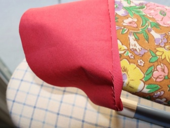 Sewing sleeves on the dress - step 2