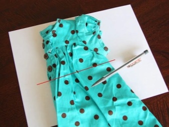 Tracing T-shirts for dress patterns