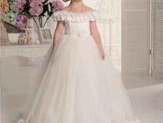 Chic wedding puffy dress for girls