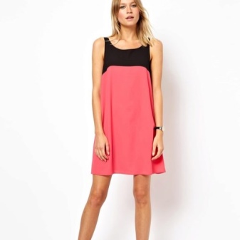 Kaksisävyinen viskoosimekko