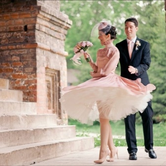 Style dress with white petticoat