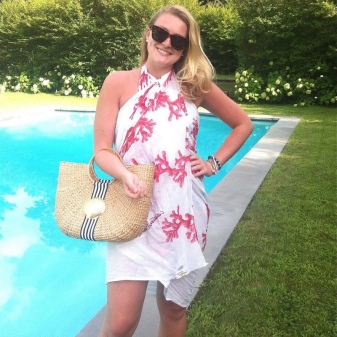 Sarong woven straw bag