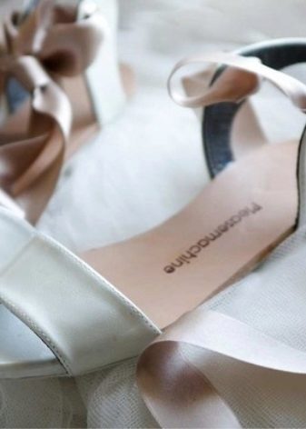 Wedding sandals for a beach ceremony