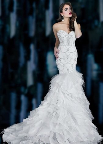 Sexy mermaid wedding dress