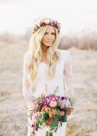 High Waist Wedding Dress