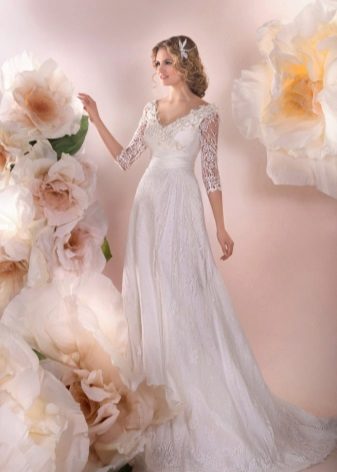 Dragonfly Wedding Dress with Lace