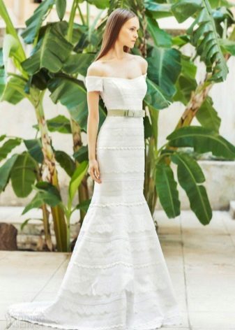 Christos Costarellos Strapless Wedding Dress