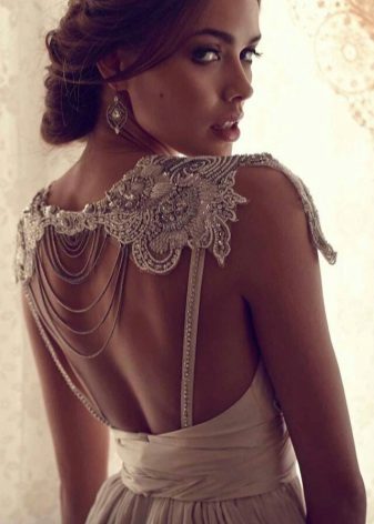 Anne Campbell Open Back Wedding Dress