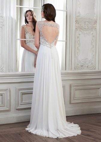 Empire Back Wedding Dress