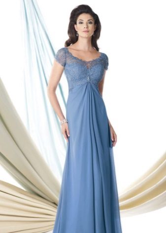 50 Years Lace-Up Evening Dress