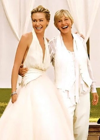 Wedding outfit Portia de Rossi