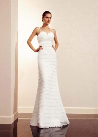 Multi-tiered wedding dress from Amur Bridal
