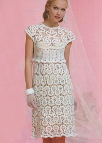 Bruges Lace Knitted Wedding Dress