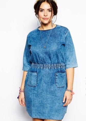 Ravna haljina punih rukava