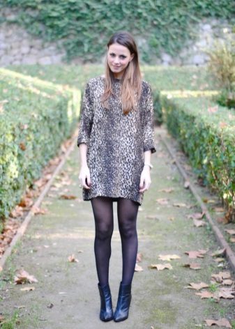 3/4 Leopard Shift Dress