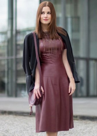 Marsala casual dress