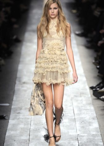 Short knit prom dress