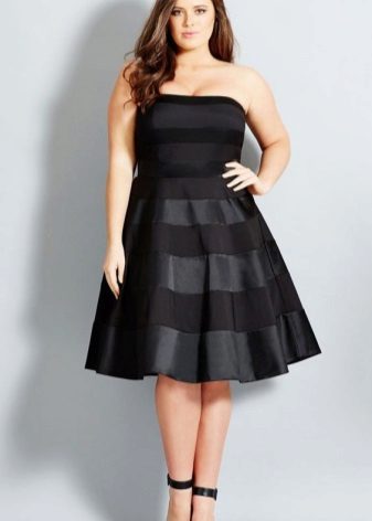 Black dress for fat