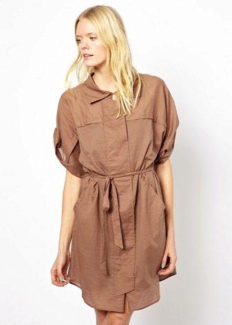 Sand safari dress sand cut