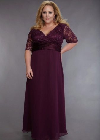 A-Line Floor-Length Dresses for Full