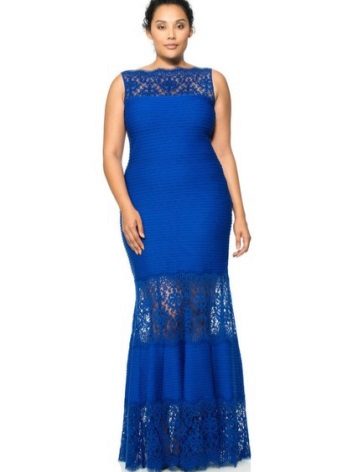 Beautiful floor dress for overweight