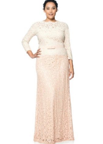 Beautiful floor dress for overweight