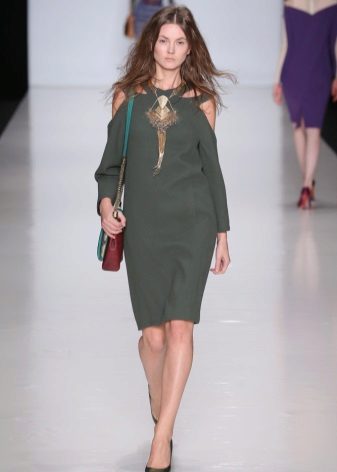 Deep Lichen Green Colors Dress