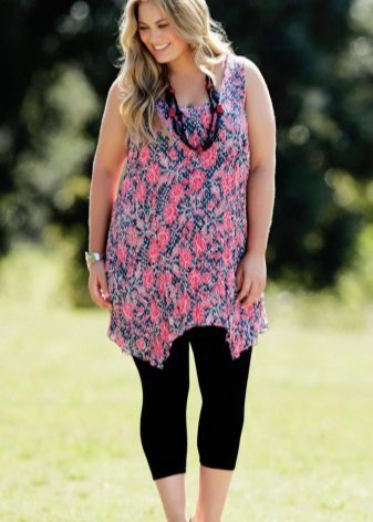 Tunic dress for overweight women